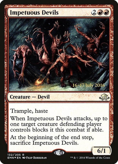 Magic the Gathering Card - Impetuous Devils - MTG Circle