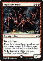 Magic the Gathering Card - Impetuous Devils - MTG Circle