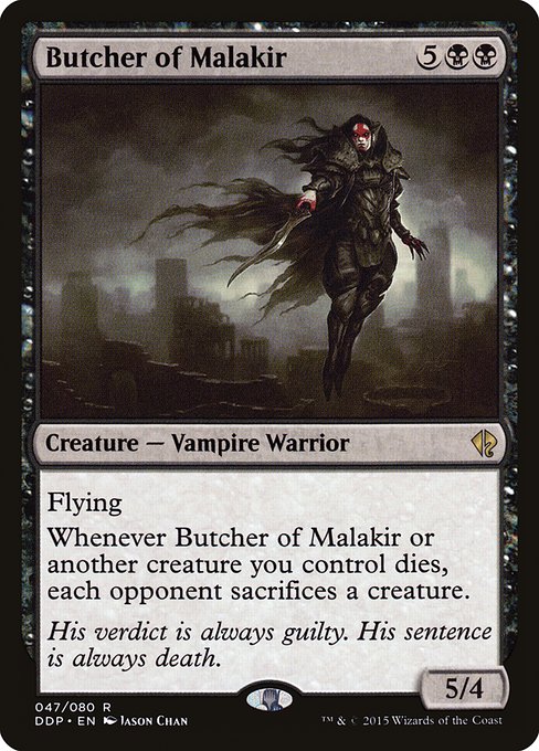 Magic the Gathering Card - Butcher of Malakir - MTG Circle