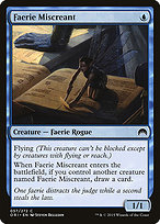 Magic the Gathering Card - Faerie Miscreant - MTG Circle