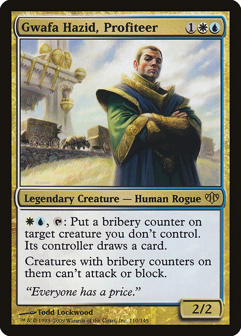 Magic the Gathering Card - Gwafa Hazid, Profiteer - MTG Circle