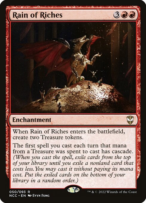Magic the Gathering Card - Rain of Riches - MTG Circle