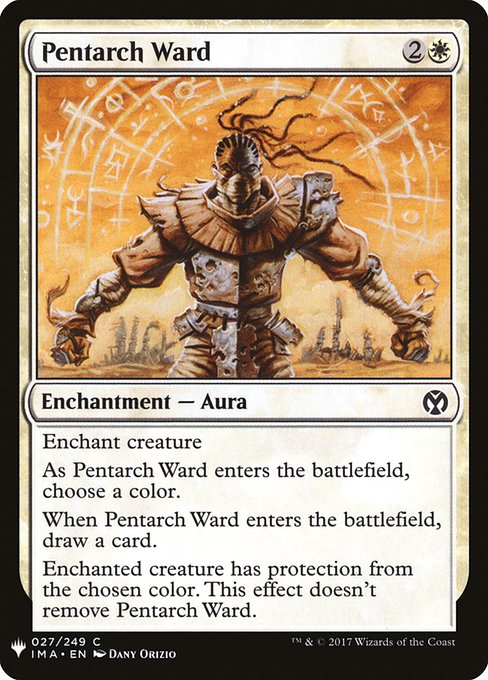 Magic the Gathering Card - Pentarch Ward - MTG Circle