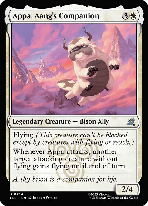 Magic the Gathering Card - Appa, Aang's Companion - MTG Circle