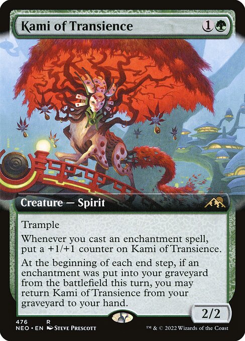 Magic the Gathering Card - Kami of Transience - MTG Circle