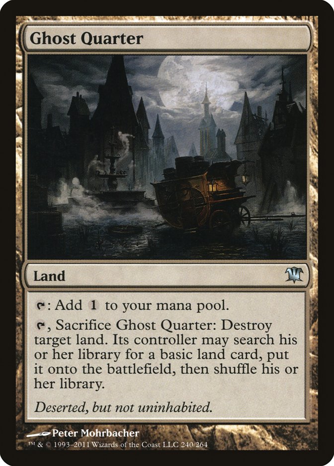 Magic the Gathering Card - Ghost Quarter - MTG Circle