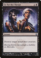 Magic the Gathering Card - Go for the Throat - MTG Circle