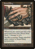 Magic the Gathering Card - Jinxed Ring - MTG Circle