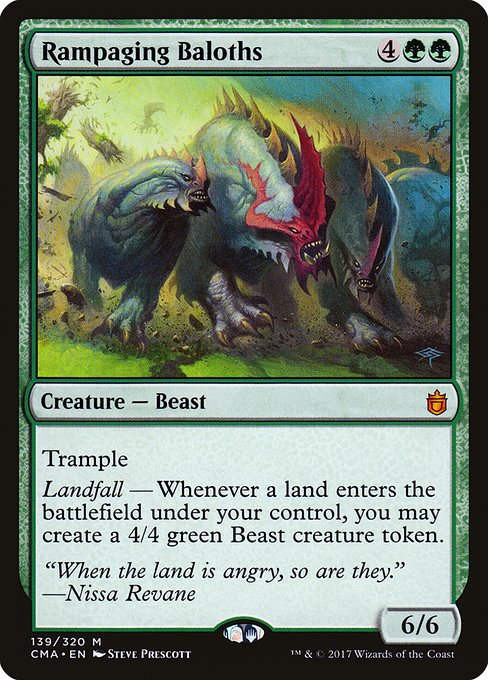 Magic the Gathering Card - Rampaging Baloths - MTG Circle