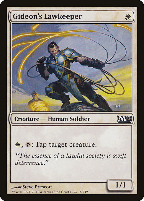 Magic the Gathering Card - Gideon's Lawkeeper - MTG Circle