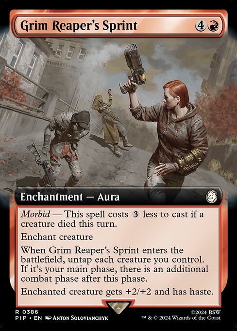 Magic the Gathering Card - Grim Reaper's Sprint - MTG Circle