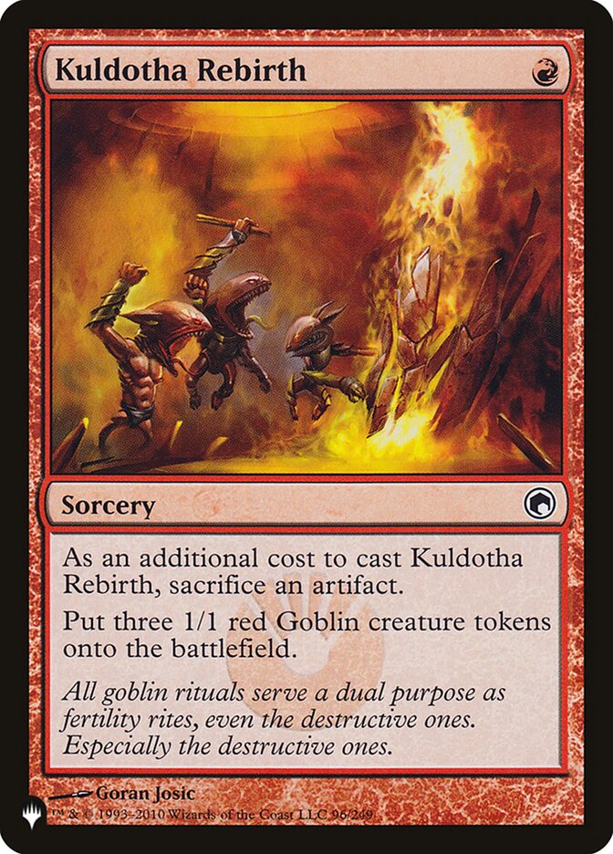 Magic the Gathering Card - Kuldotha Rebirth - MTG Circle