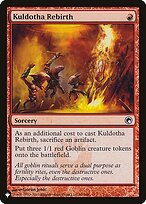 Magic the Gathering Card - Kuldotha Rebirth - MTG Circle