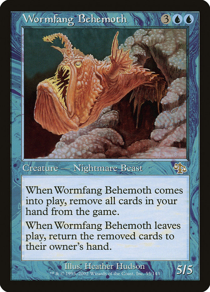 Magic the Gathering Card - Wormfang Behemoth - MTG Circle
