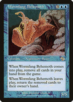 Magic the Gathering Card - Wormfang Behemoth - MTG Circle