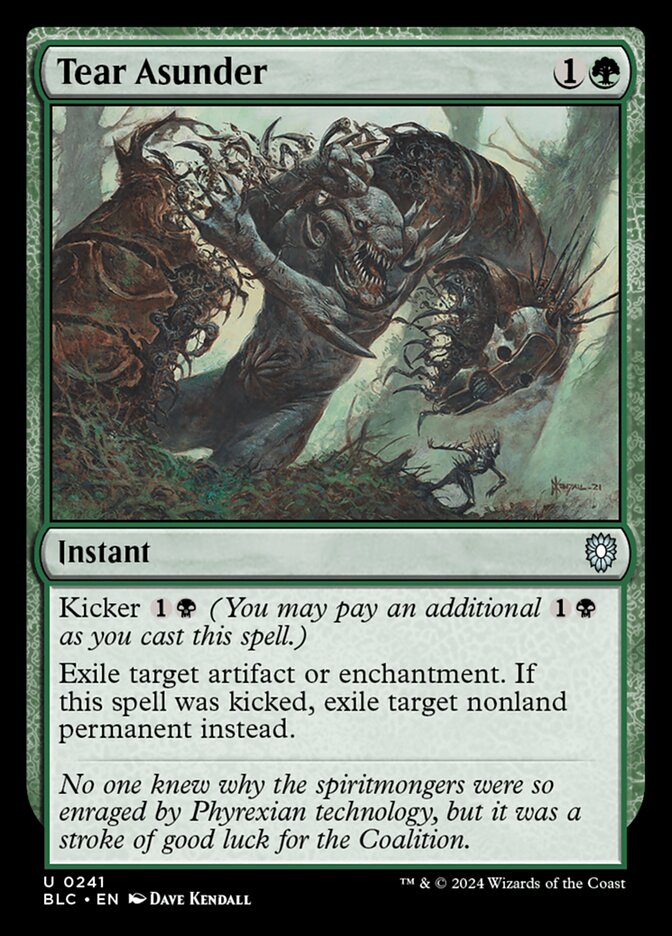 Magic the Gathering Card - Tear Asunder - MTG Circle