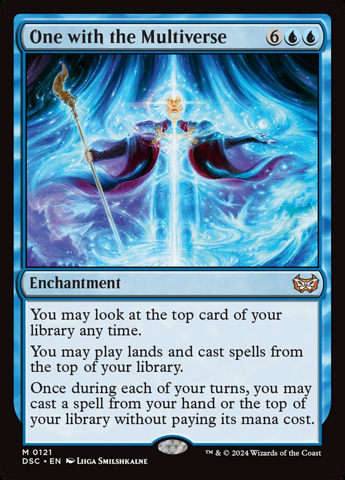 Magic the Gathering Card - One with the Multiverse - MTG Circle