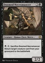 Magic the Gathering Card - Doomed Necromancer - MTG Circle