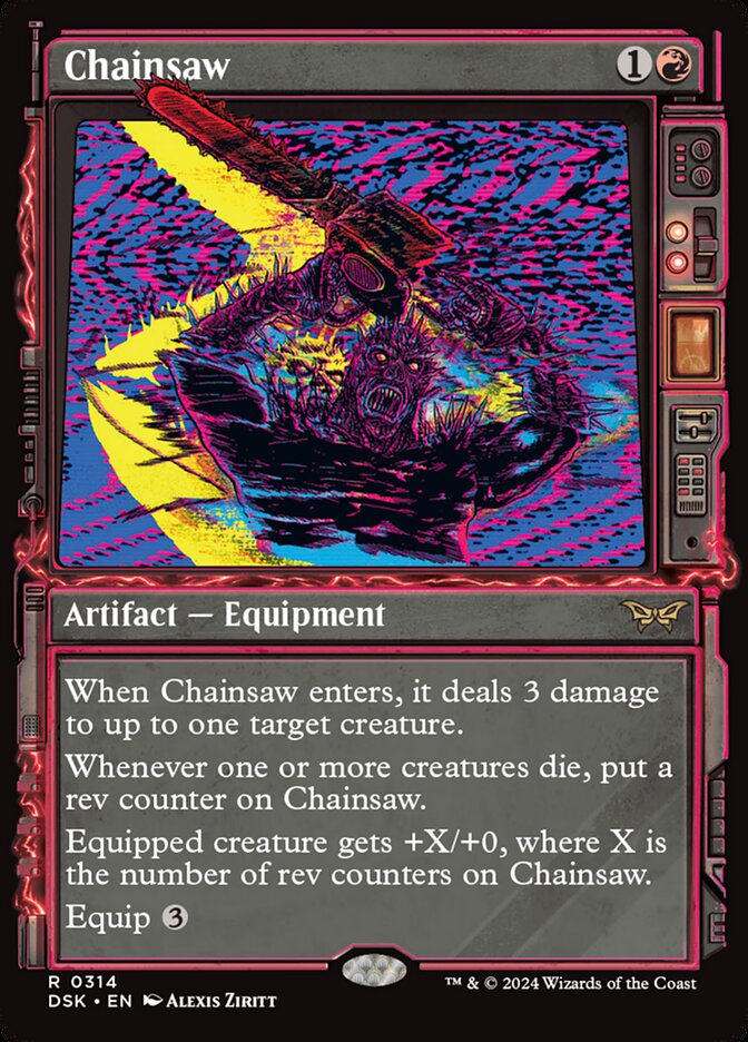Magic the Gathering Card - Chainsaw - MTG Circle