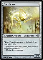 Magic the Gathering Card - Peace Strider - MTG Circle