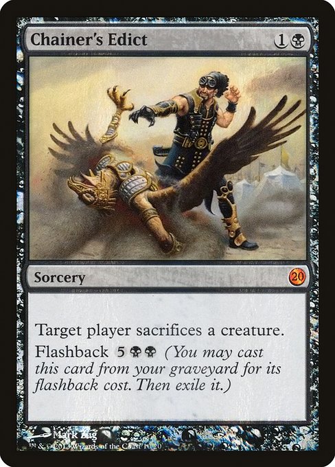 Magic the Gathering Card - Chainer's Edict - MTG Circle