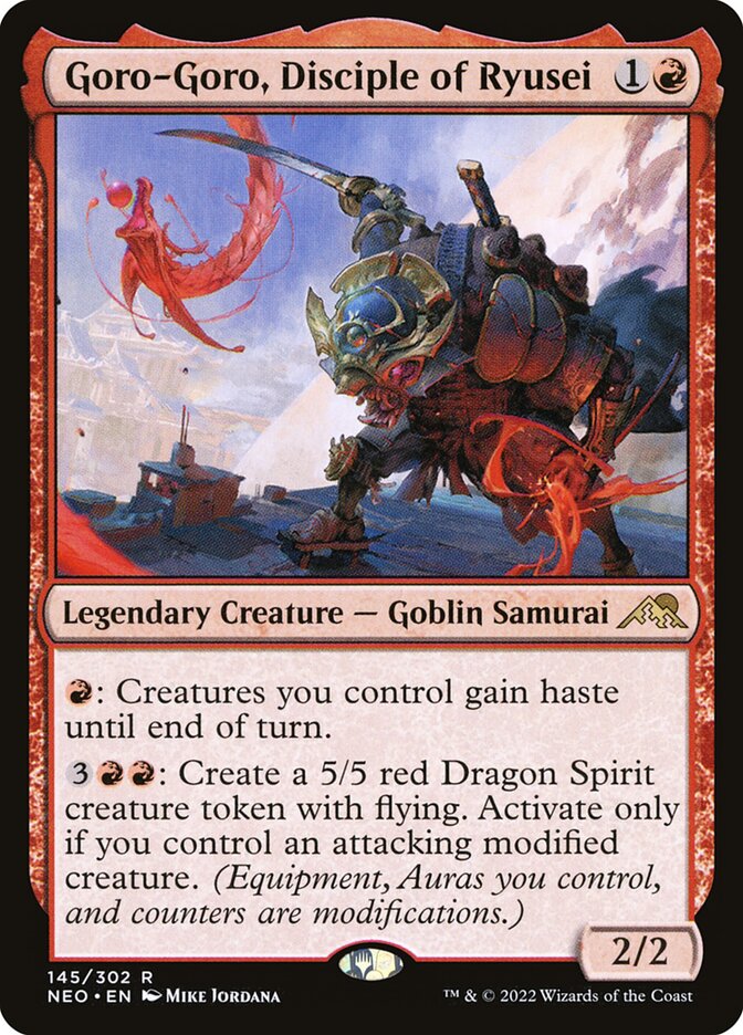 Magic the Gathering Card - Goro-Goro, Disciple of Ryusei - MTG Circle