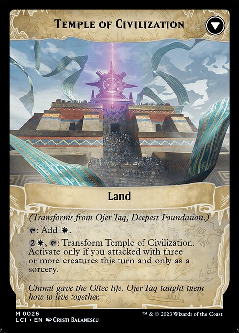 Magic the Gathering Card - Temple of Civilization - MTG Circle