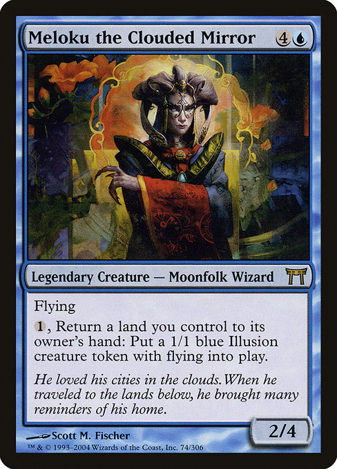 Magic the Gathering Card - Meloku the Clouded Mirror - MTG Circle