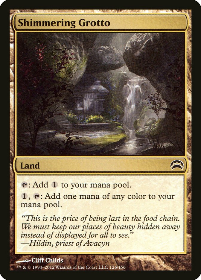 Magic the Gathering Card - Shimmering Grotto - MTG Circle