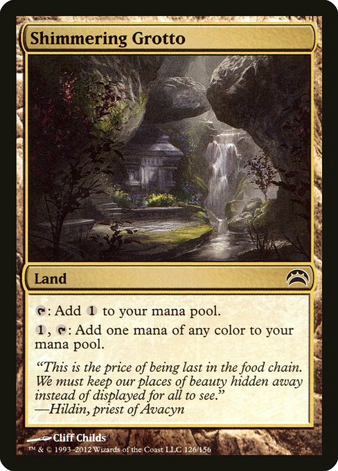 Magic the Gathering Card - Shimmering Grotto - MTG Circle