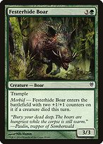 Magic the Gathering Card - Festerhide Boar - MTG Circle