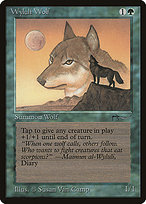 Magic the Gathering Card - Wyluli Wolf - MTG Circle