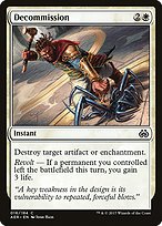 Magic the Gathering Card - Decommission - MTG Circle