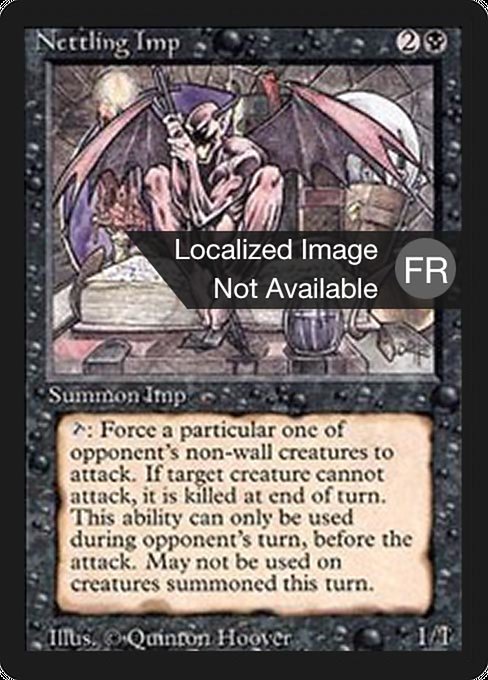 Magic the Gathering Card - Nettling Imp - MTG Circle