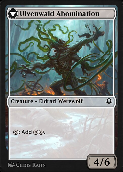 Magic the Gathering Card - Ulvenwald Abomination - MTG Circle