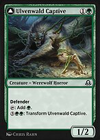 Magic the Gathering Card - Ulvenwald Captive // Ulvenwald Abomination - MTG Circle