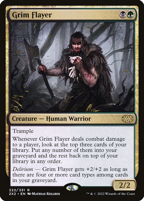 Magic the Gathering Card - Grim Flayer - MTG Circle