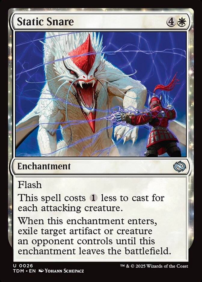 Magic the Gathering Card - Static Snare - MTG Circle