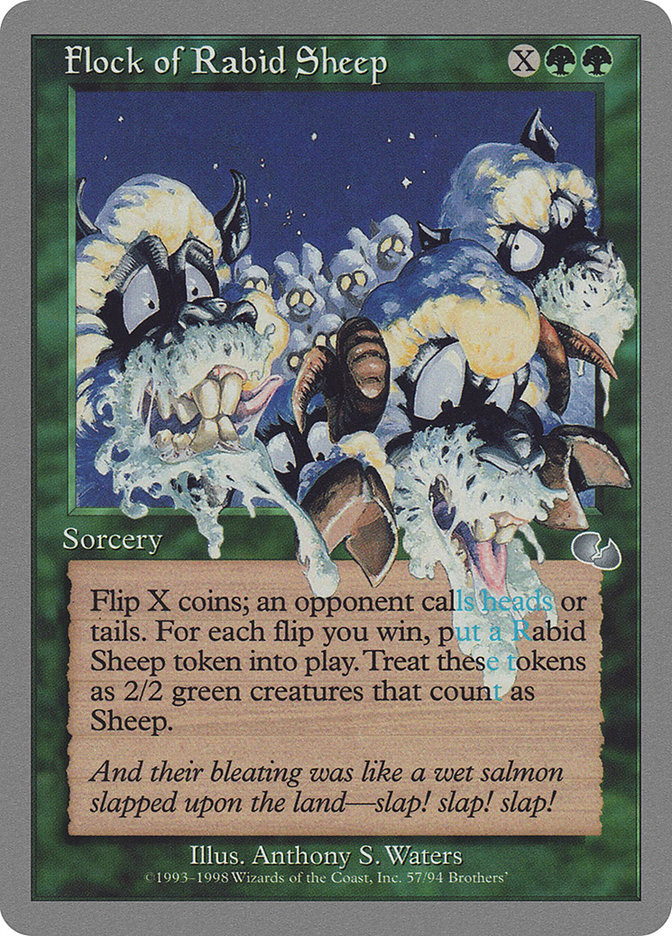 Magic the Gathering Card - Flock of Rabid Sheep - MTG Circle