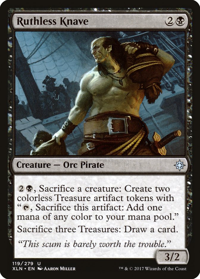 Magic the Gathering Card - Ruthless Knave - MTG Circle