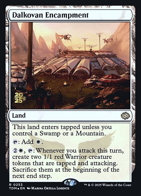 Magic the Gathering Card - Dalkovan Encampment - MTG Circle