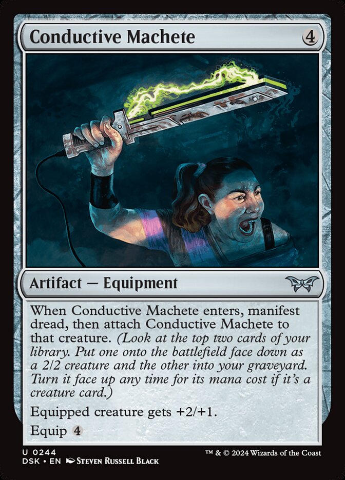 Magic the Gathering Card - Conductive Machete - MTG Circle