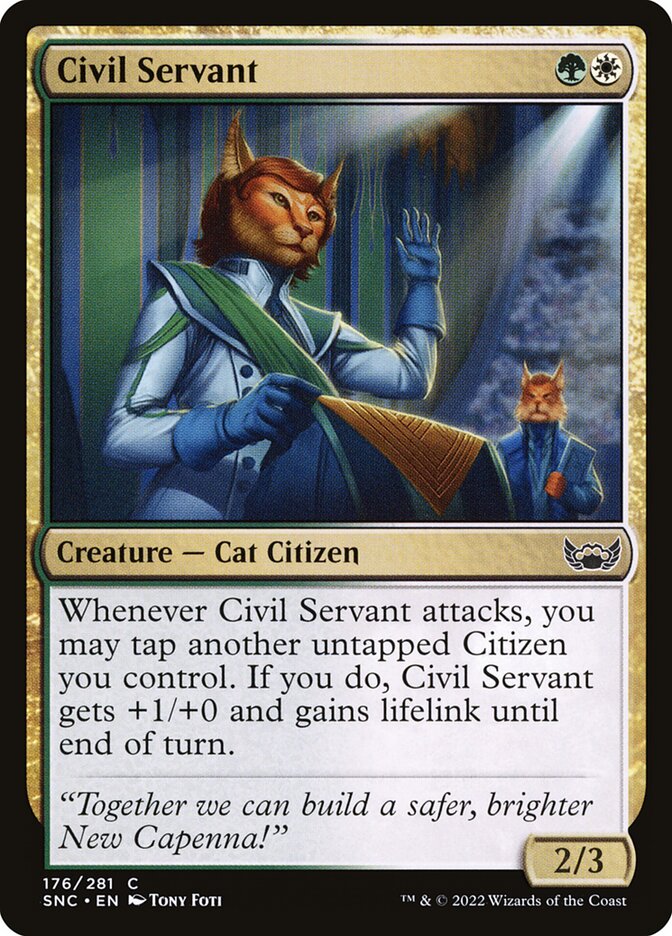 Magic the Gathering Card - Civil Servant - MTG Circle