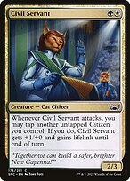 Magic the Gathering Card - Civil Servant - MTG Circle
