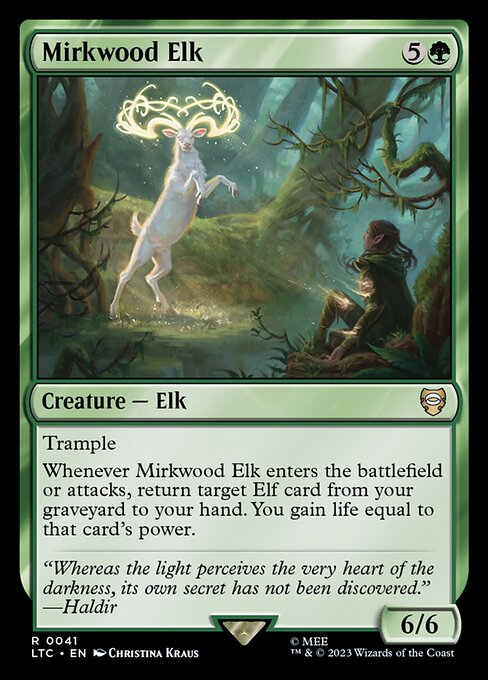 Magic the Gathering Card - Mirkwood Elk - MTG Circle
