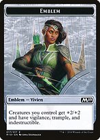 Magic the Gathering Card - Vivien Reid Emblem - MTG Circle