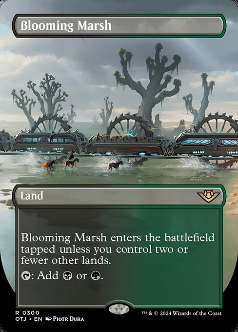 Magic the Gathering Card - Blooming Marsh - MTG Circle