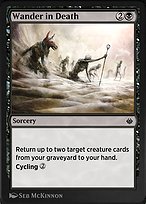 Magic the Gathering Card - Wander in Death - MTG Circle