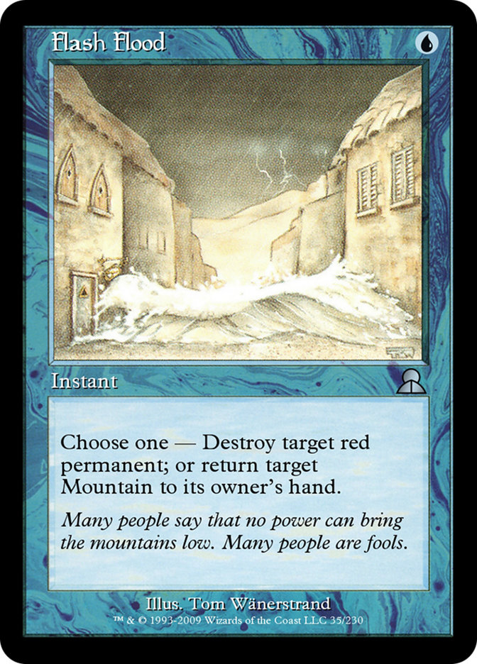Magic the Gathering Card - Flash Flood - MTG Circle