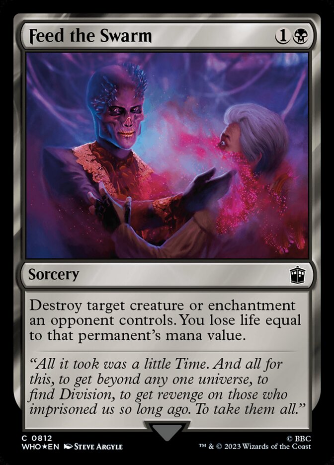 Magic the Gathering Card - Feed the Swarm - MTG Circle